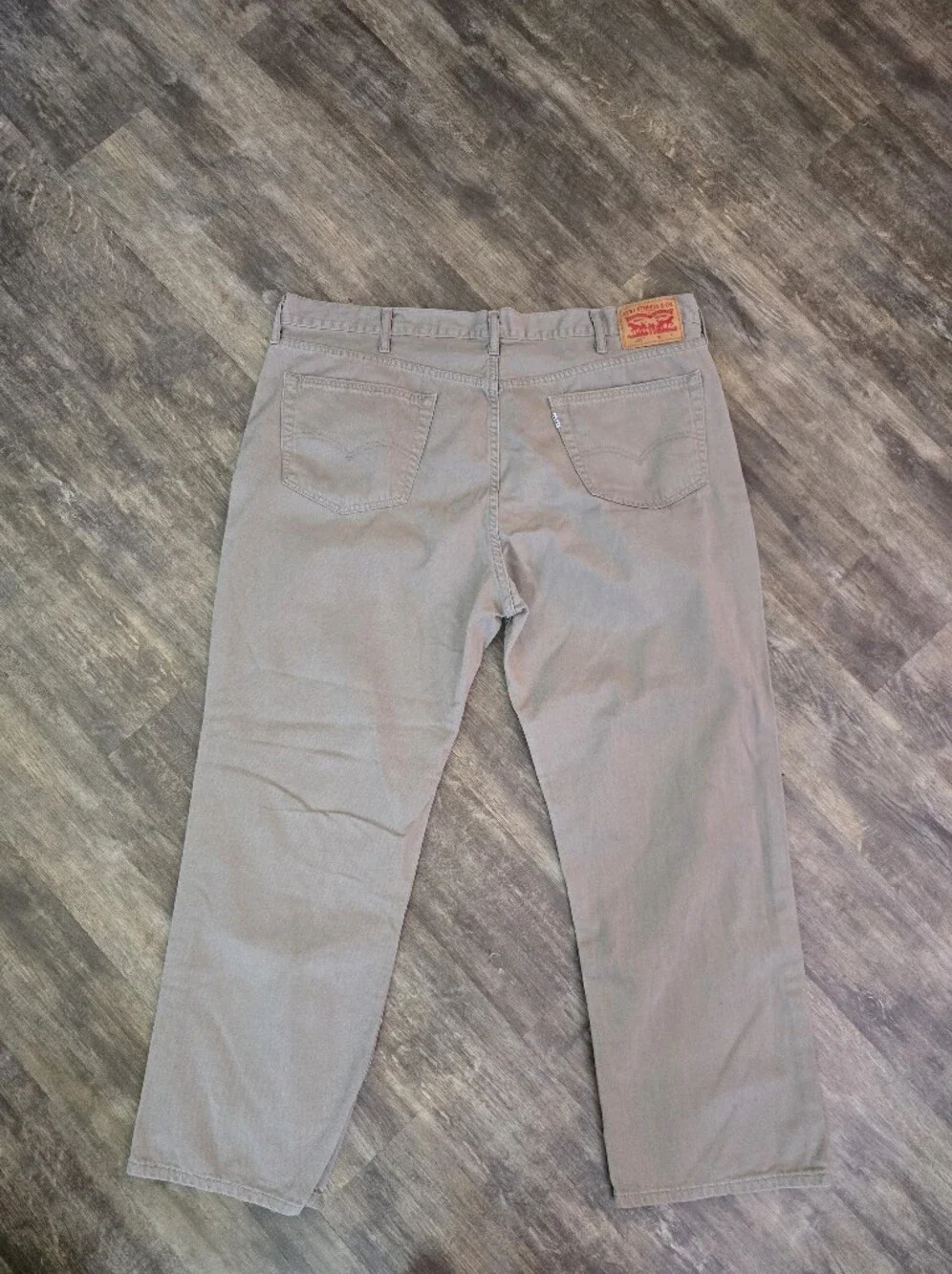 Levi's Men's Straight Jeans in Light Khaki